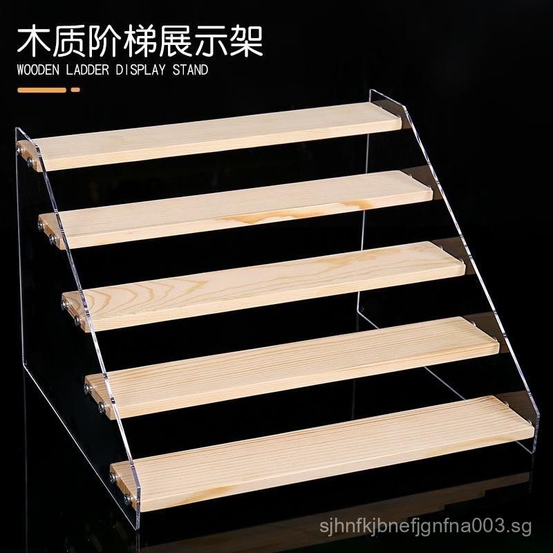 Acrylic Display Stand Display Rack Tiered Transparent Jewelry Display ...