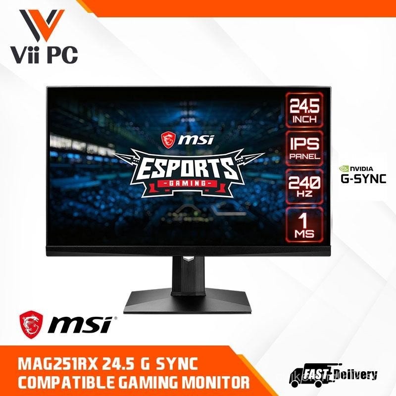 MSI popular Mag251rx 240hz ips gaming monitor