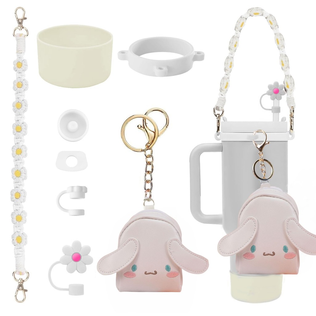 stanley tumbler Cup Accessories Set 20/30/40ozKuromi Melody Rope