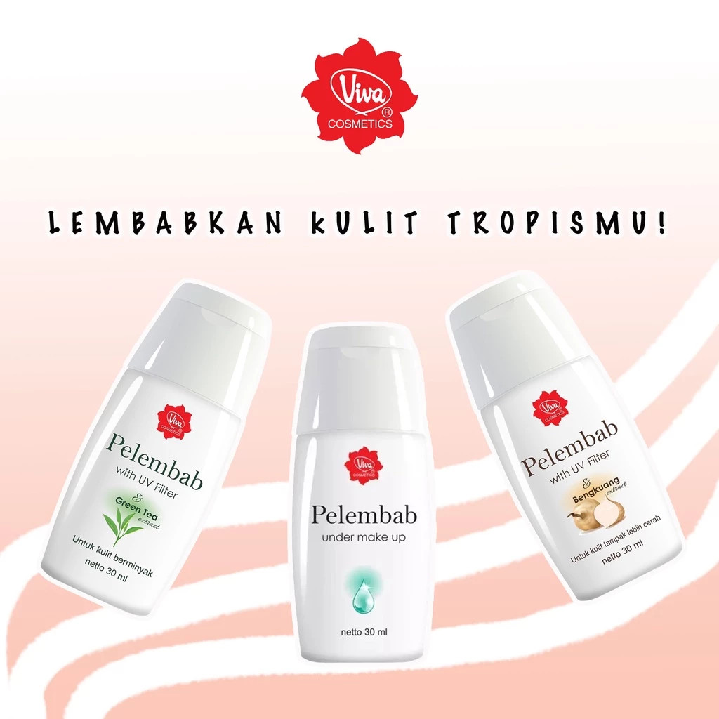 Viva Pelembab Under Make Up WITH UV FILTER / Merah Jingga Official - Gambar 3