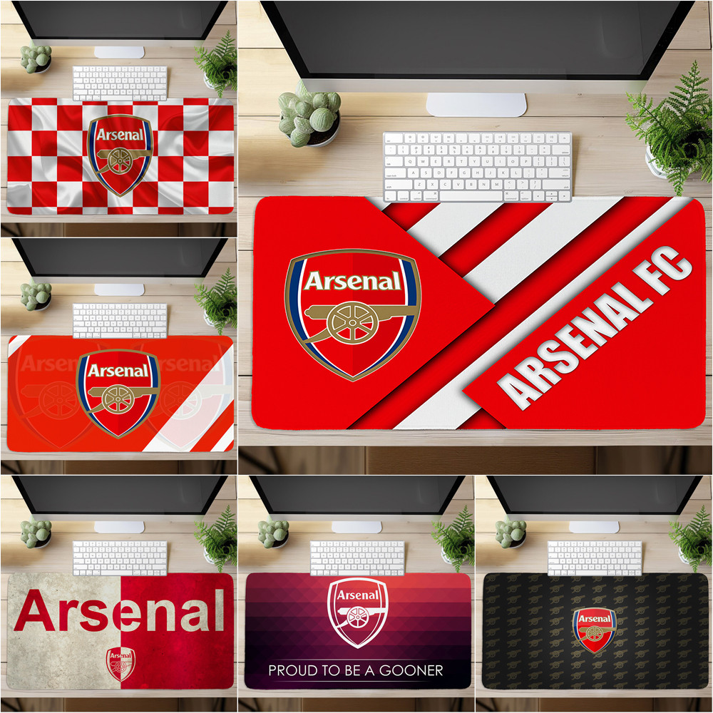Arsenal F.C. Logo Mouse Pad Art Printing Computer Keyboard Desk Pad ...