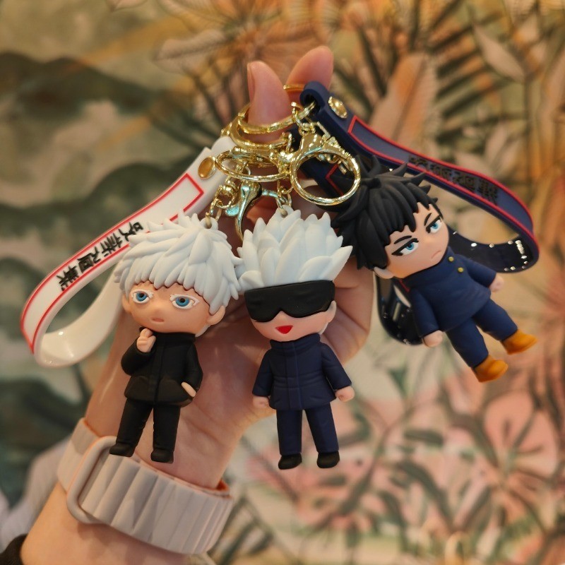 Anime Jujutsu Kaisen Keychain Gojo Itadori Fushiguro Kugisaki Sukuna ...