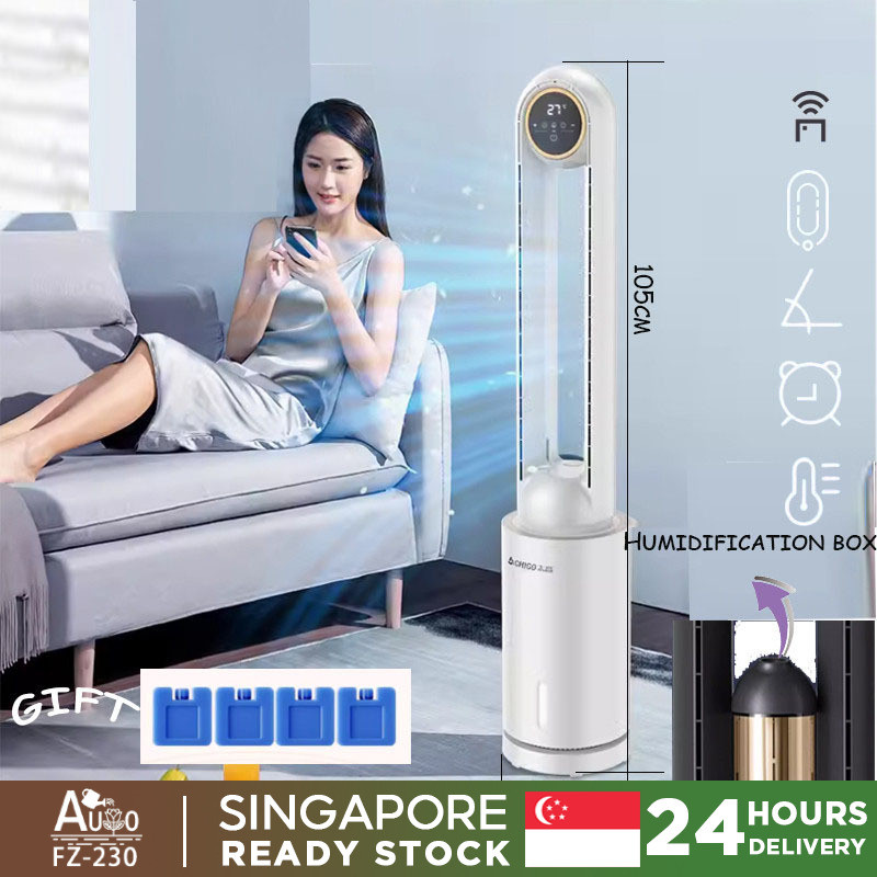 FZ230 Tower Fan Bladeless Fan Remote Control Bladeless Standing Fan 6