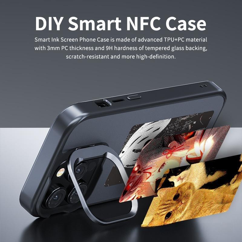 Hot For iPhone 15Plus 15 14 13 12 11 Pro Max DIY Color E Ink