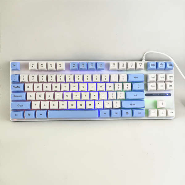 wireless keyboard wireless keyboard mechanical 87-key Mini Wired ...