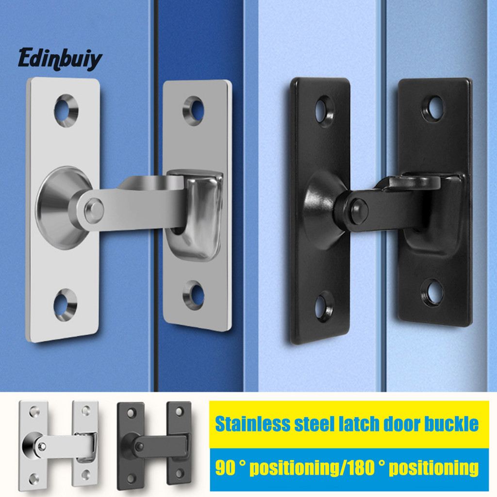 EDI Rust-proof Sliding Latch Sliding Door Lock Mini Size 90-degree Door ...