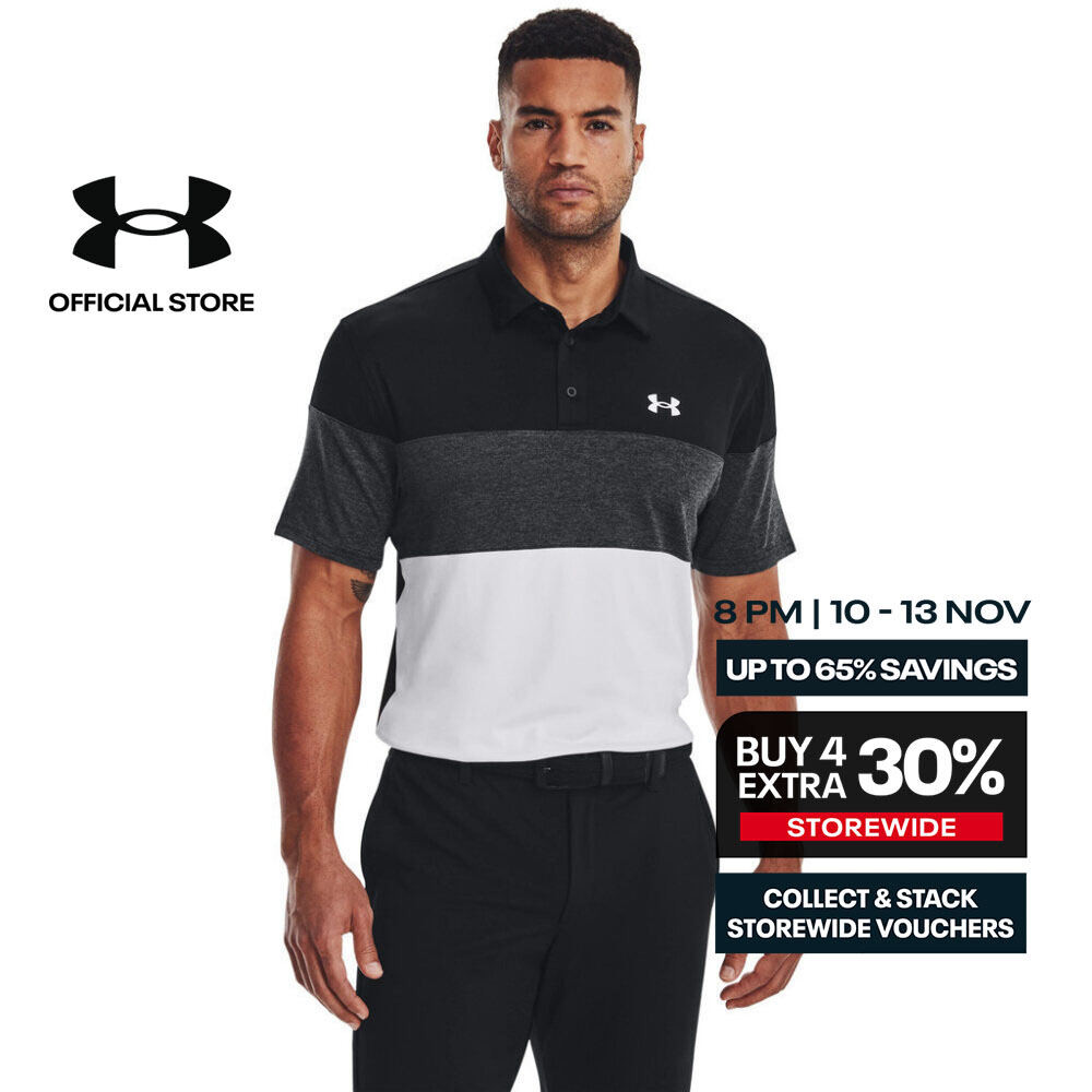 Under Armour UA Playoff Polo 2.0 Blocked Shopee Singapore