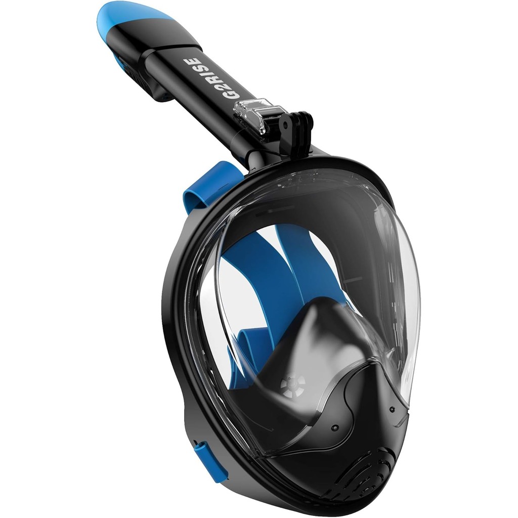 G2RISE SN01 Full Face Snorkel Mask with Detachable Camera Mount, Anti ...