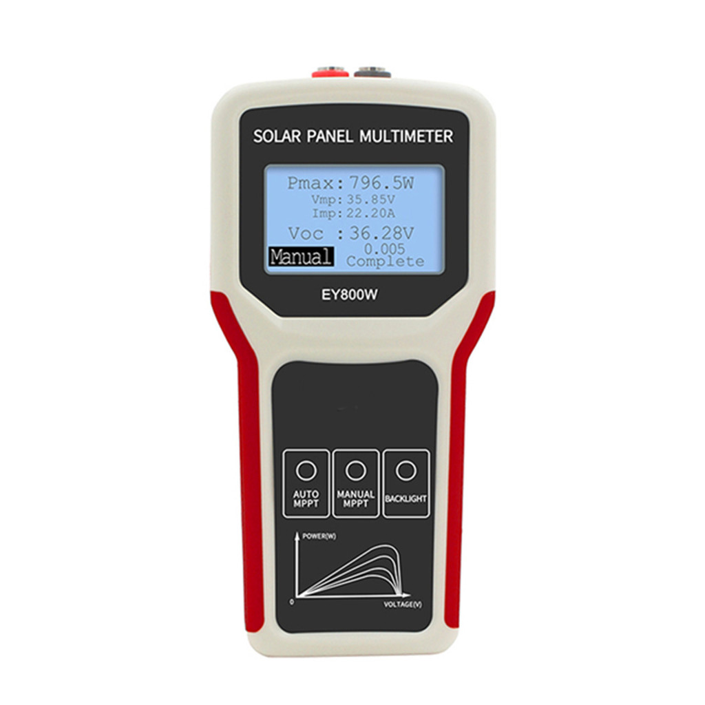 Portable Handheld Photovoltaic Panel Multimeter Auto Manual Mppt