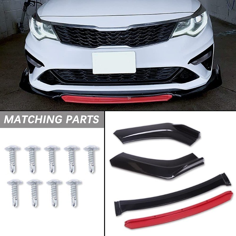 New Car Universal Available in Multiple Colors Front Bumper Spoiler ...