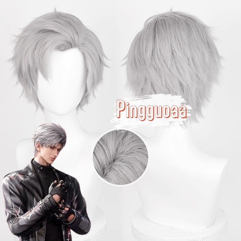 Love and Deepspace Sylus Cosplay Wig 30cm Short Heat Resistant