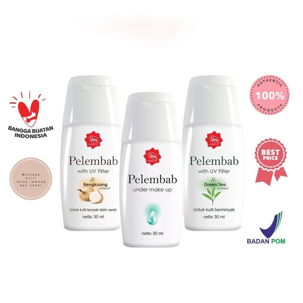 Viva Pelembab Under Make Up WITH UV FILTER / Merah Jingga Official - Gambar 2