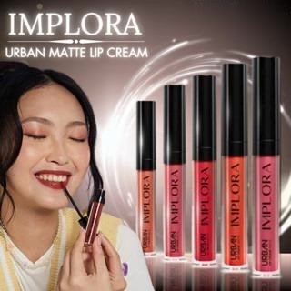 IMPLORA URBAN MATTE LIP CREAM / Merah Jingga Official - Gambar 3