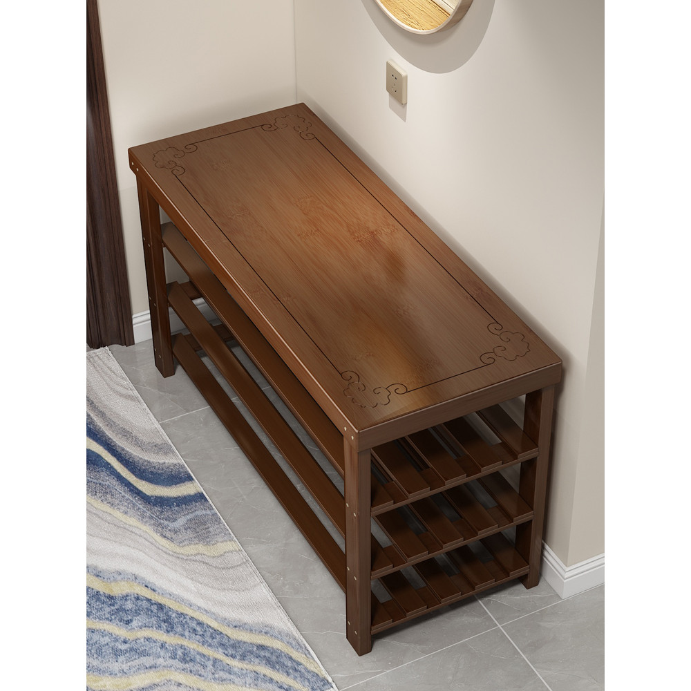 [48H Shipping] Shoe Rack Entryway Shoe Changing Bench Home Indoor ...