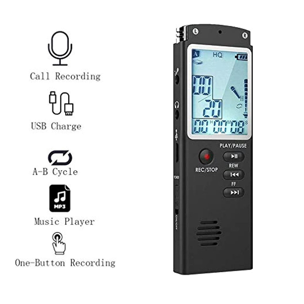 Voice Recorder T60 Professional Recording Digital Voice Audio Recorder ...