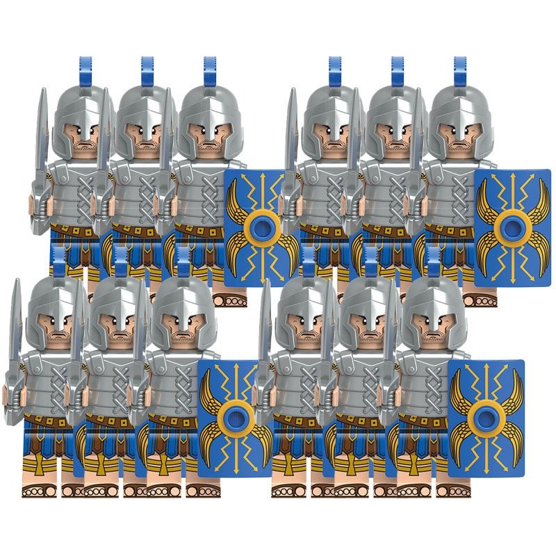 Western Medieval Military Roman Soldier Formation Miniature Assembly ...
