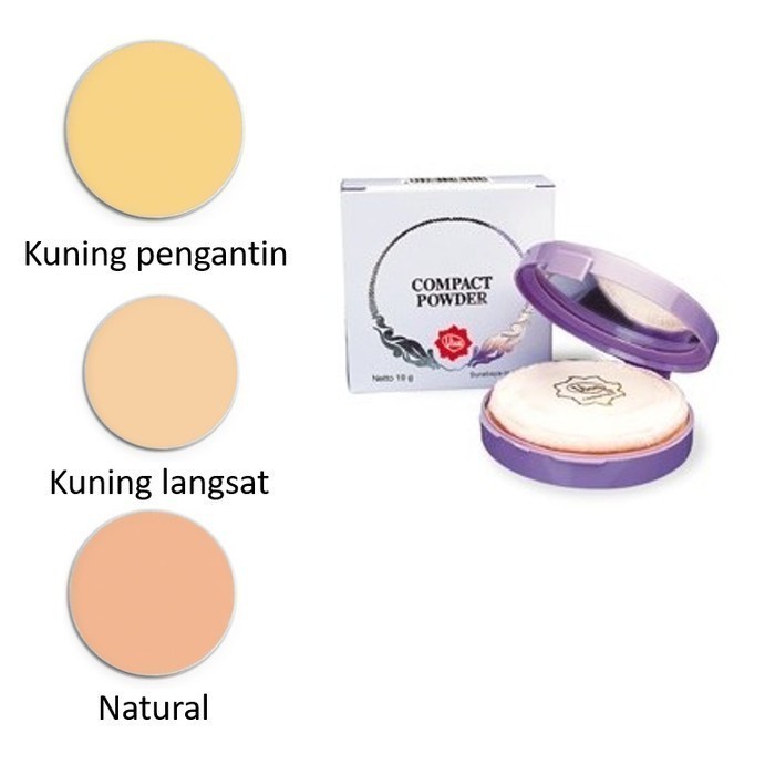 VIva Compact Powder Lilac 19gr / Merah Jingga Official - Gambar 2