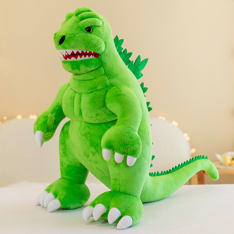 Hot sale Cartoon Godzilla Big Dinosaur Fighting Monster Doll Plush Toy ...