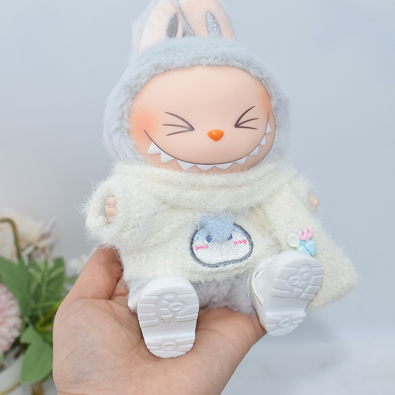 17cm Vinyl Figure Clothes Accessories,6.7 Inch Handcrafted Crochet Clothes For Vinyl Figure,Cute Pink Vinyl Figure Outfits Unique Style (Outfit Only