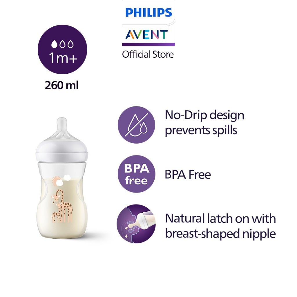 Philips Avent Natural Response Baby Bottle 260ml