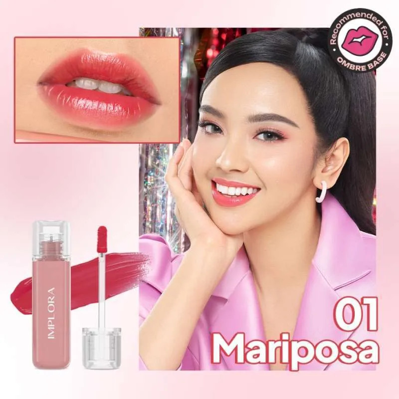 Implora Jelly Tint - LipTint / Merah Jingga Official - Gambar 2