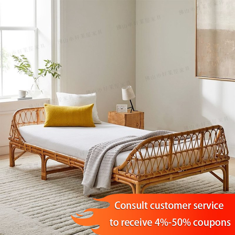 Indonesian Rattan Bamboo Rattan Balcony Bed & Breakfast Chair Rattan ...