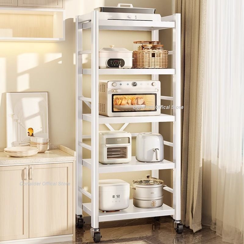Kitchen Storage Rack Seam Storage Trolley | Shopee Singapore