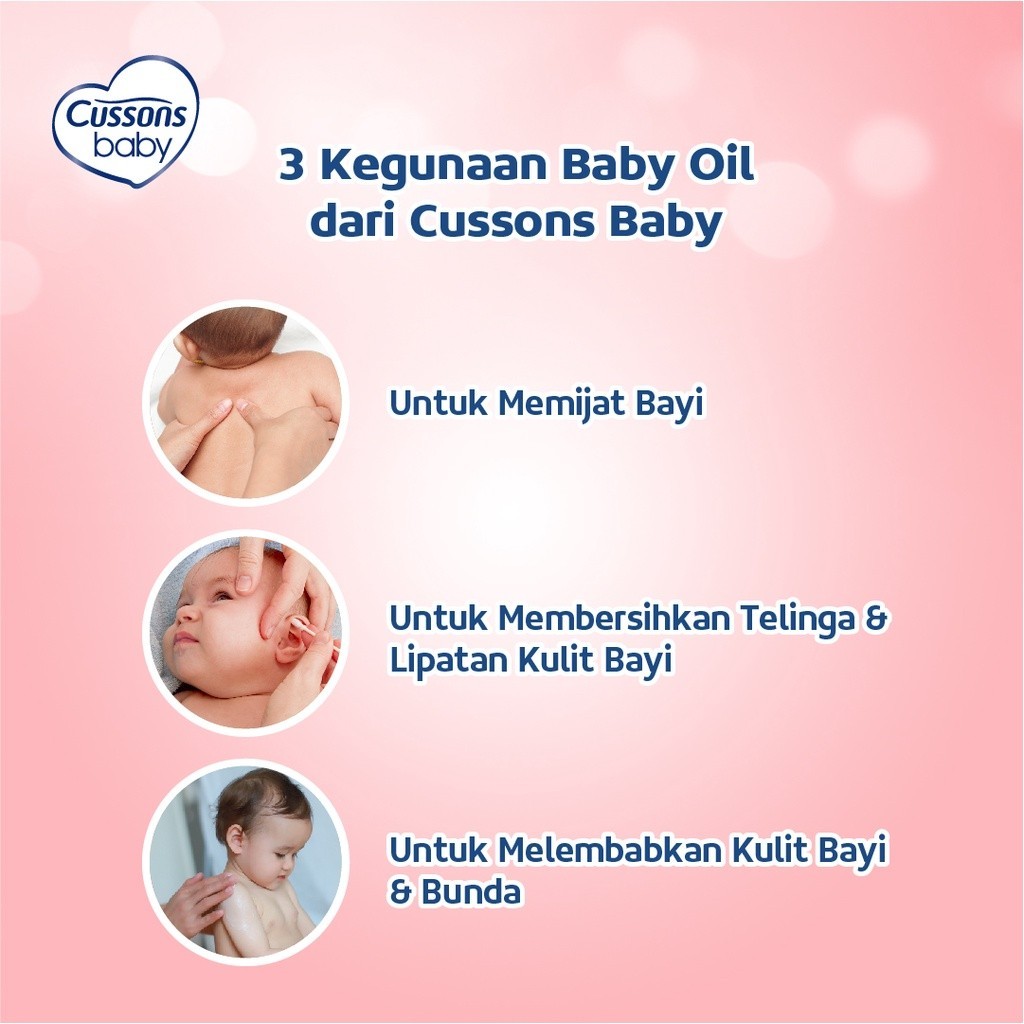 Cussons Baby Oil Soft & Smooth / Merah jingga Official - Gambar 4