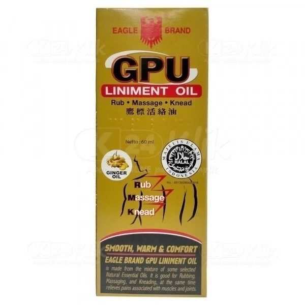 MINYAK URUT GPU CAP LANG / MINYAK PIJIT PEGAL PEGAL / GPU / GPU PALA / GPU JAHE / Merah Jingga Official - Gambar 2