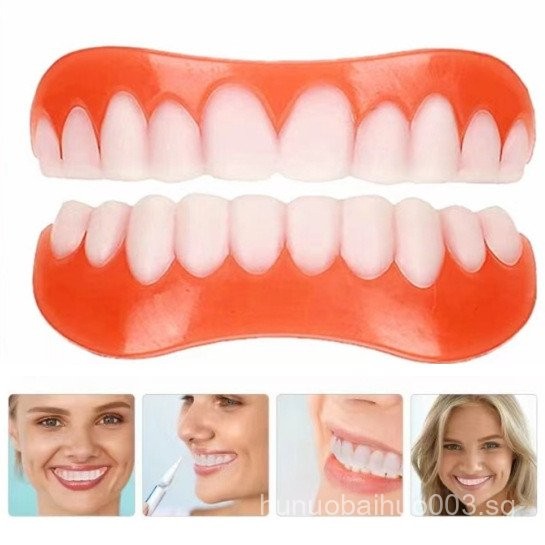 instantsmile Simulation Silicone Teeth Tooth Socket Teeth Strips Smile ...