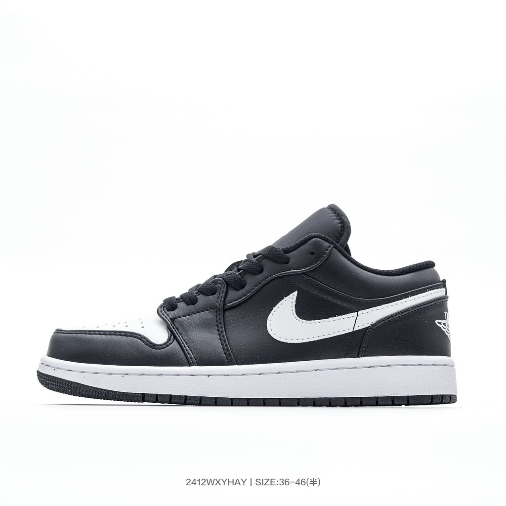 aj1 low black and white