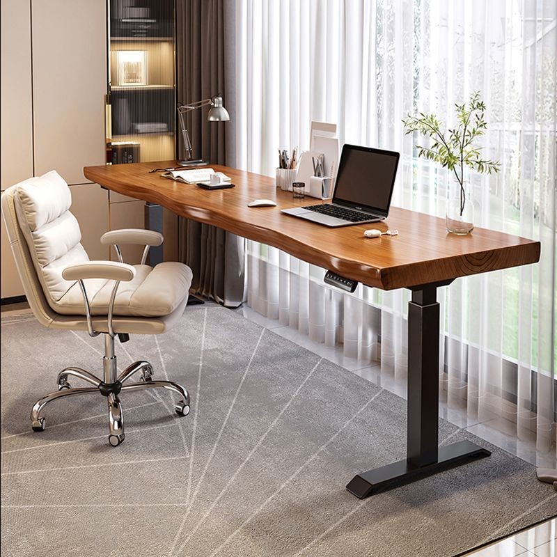 [SG Sales] Log Table Study Table Computer Desk Solid Wood Standing ...