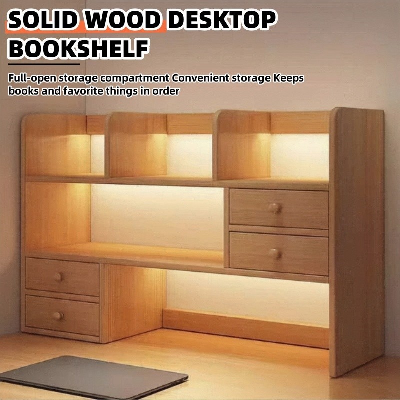 Desktop storage rack Office Storage Rack - Bookshelf Counter Bookcase ...