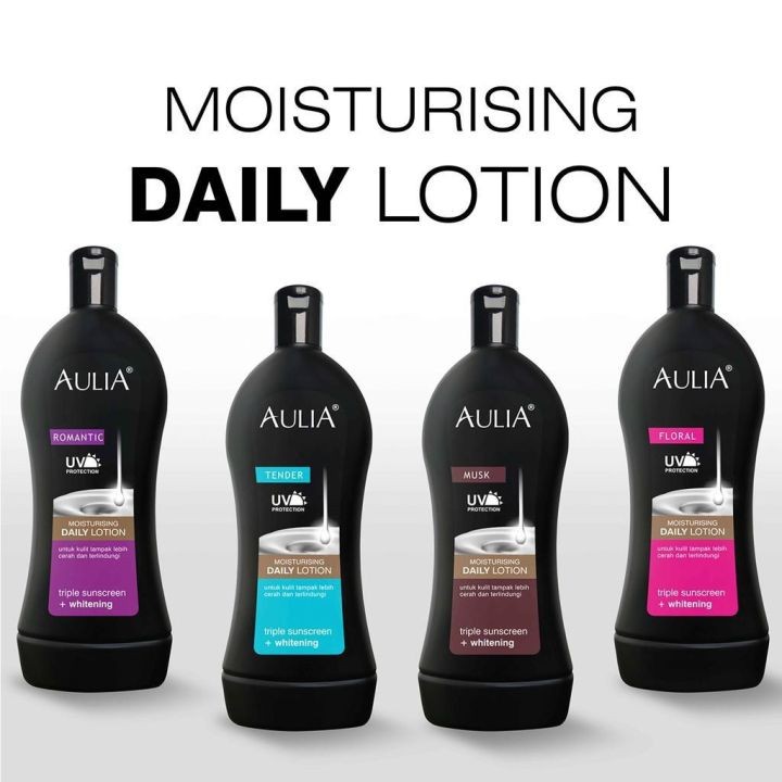 Aulia Daily Lotion 500ml / Merah Jingga Official - Gambar 3