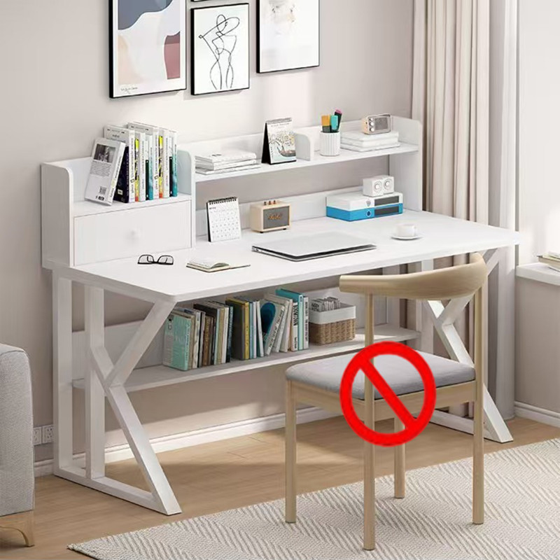 Study Table Desk Bookcase With Bookshelf Computer Table Desktop Office ...
