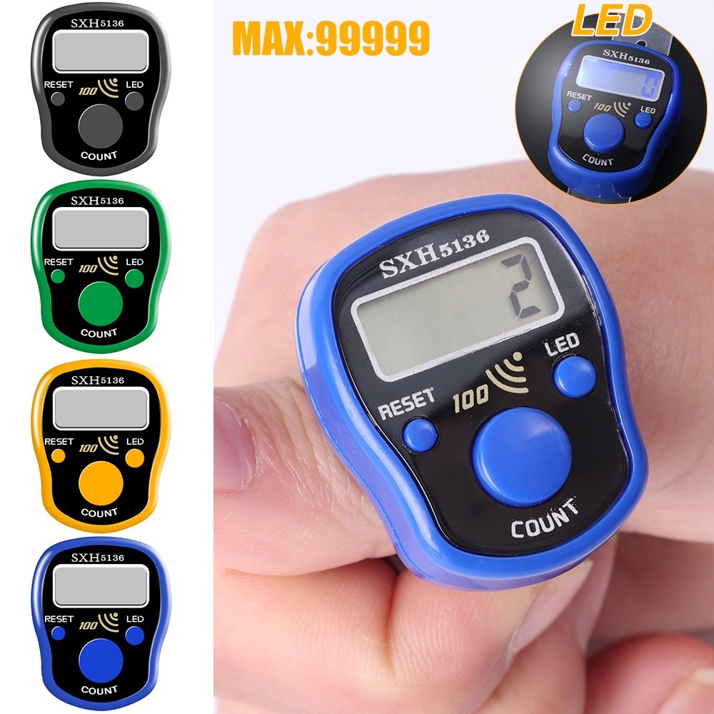 Ready stock Stitch Tally Knitting Counters Electronic Luminous ...