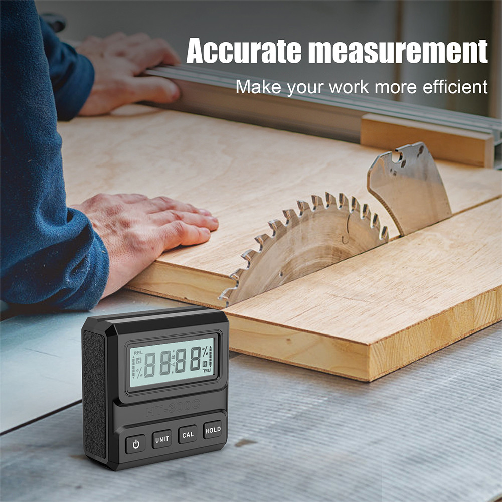 Digital Protractor 4*90° Angle Finder Gauge With Magnetic Base Angle ...