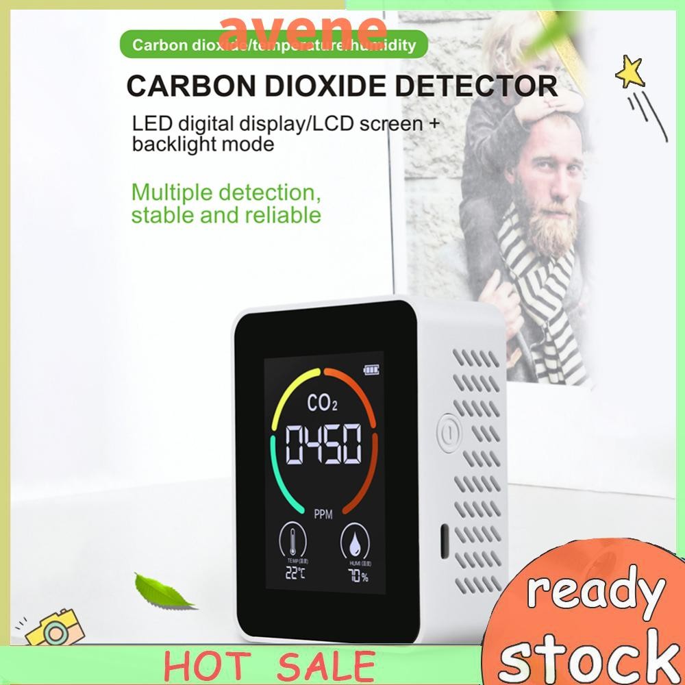 3 in 1 Air Quality Monitor Semiconductor Sensor Color Screen Air ...