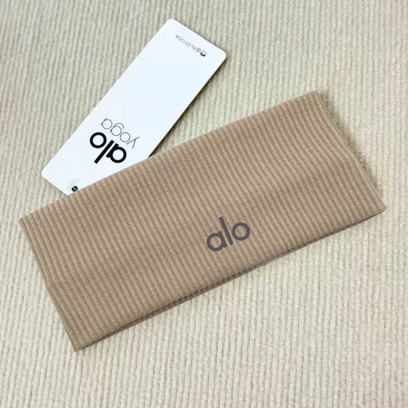 Alo Knitted Yoga Headband Widened-Focus on Every Breath of