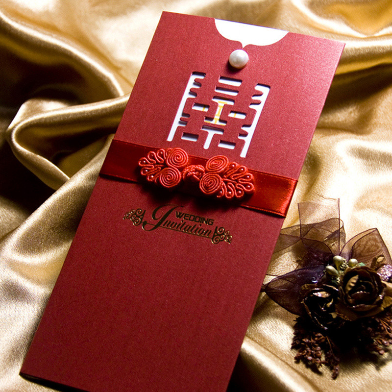 Chinese Traditional Wedding Invitation Card Invitation Card Wedding ...