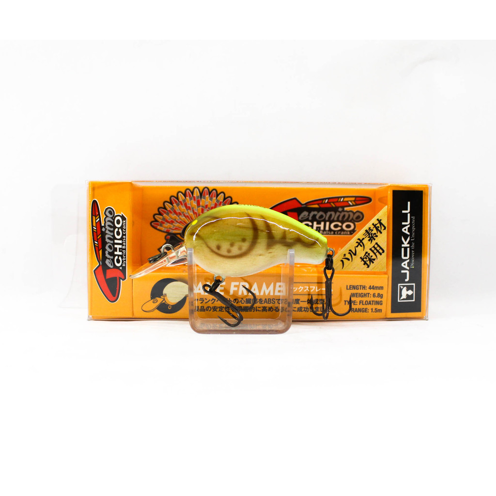 Jackall Geronimo Chico 44 Wood Floating Lure Chart Back Craw (0914 ...