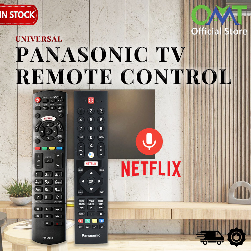 Panasonic 4K Smart Android TV Remote Control With Voice Universal ...