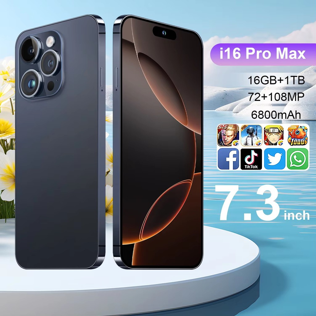 Original i16 Pro Max 5G - New 2024 Arrival 6.8 Inches 16GB+1TB Android ...