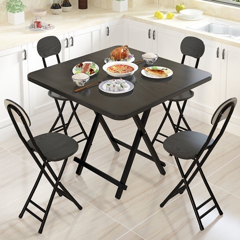 Foldable Table Household Dining Table Simple Portable Square Table ...