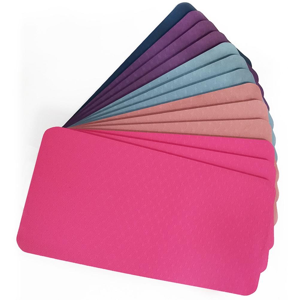 HEO~ TPE Yoga Mat Non Slip Gymnastics Mat Training Mat Exercise Mat ...