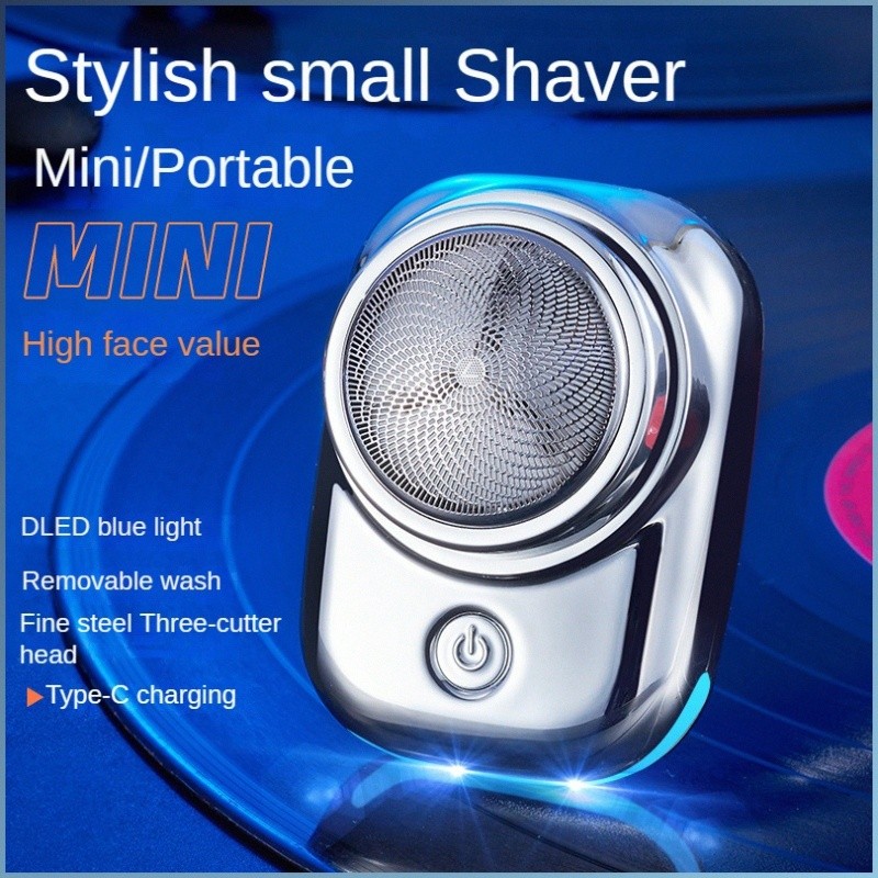Mini Razor Shaving Razor Non-abrasive High-speed Static Noise Shaver ...