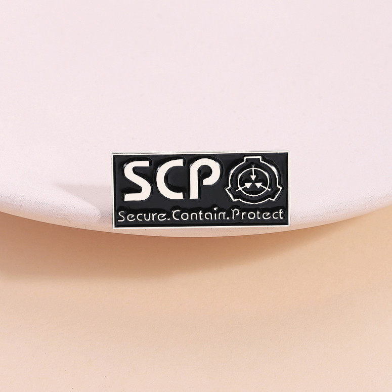 SCP Foundation Logo Enamel Pin Special Containment Procedures ...