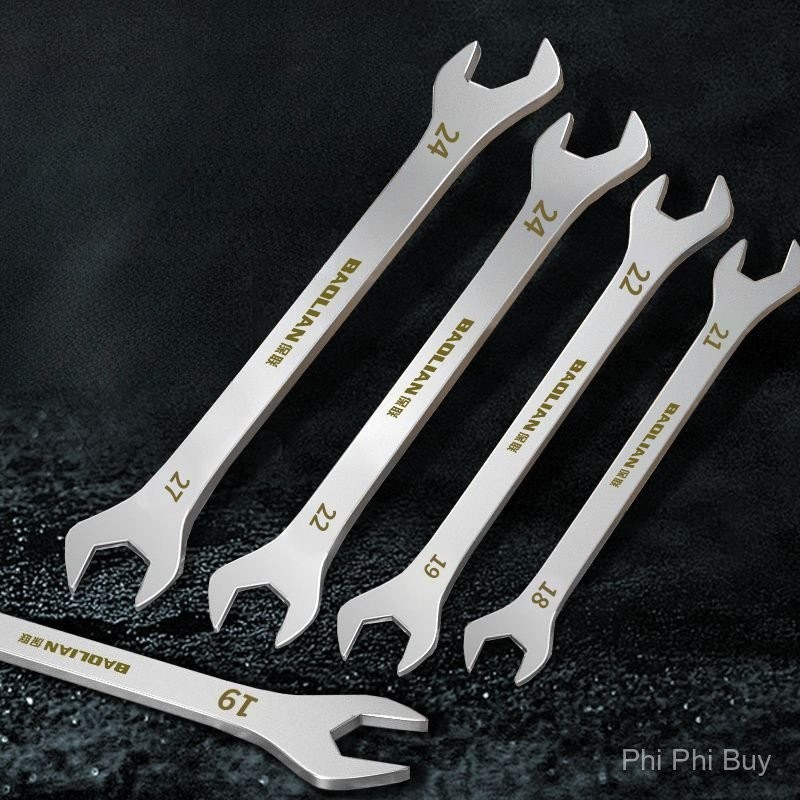 Ultra-Thin Double-Ended Open-End Wrench Stainless Steel Double-Ended ...