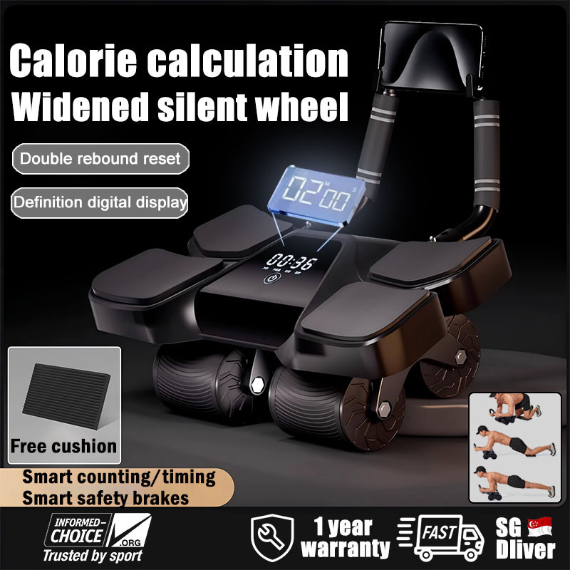 2025 New】abs roller wheel with elbow support Widen abdominal
