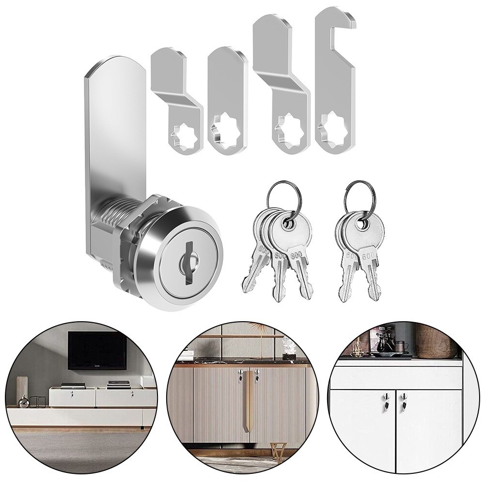 [Mulstore] Letter Box Lever Lock 16mm with Keys and Plates for Cupboard ...